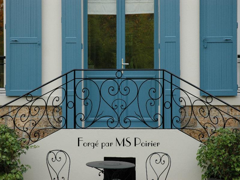 rampe en fer forg&eacute; baroque